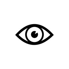 Obraz premium Eye symbol icon vector illustration