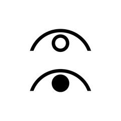 Eye symbol icon vector illustration