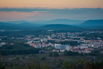 View on the Medjugorje city, Bosnia and Herzegovina