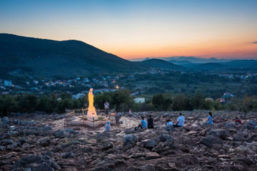 Statue of Virgin Mary in Medjugorje, Bosnia and Herzegovina - 276905910