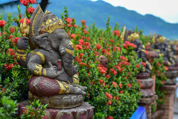 Ganesha statue in Chiang Rai  Thailand - obrazy, fototapety, plakaty