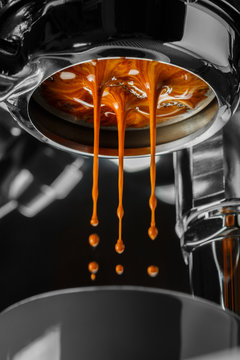 Espresso shot from espresso machine