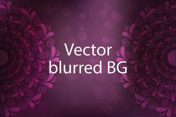 Festive background with defocused lights -vector eps10