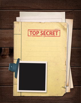 top secret file.