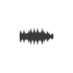 sound wave ilustration logo vector icon template
