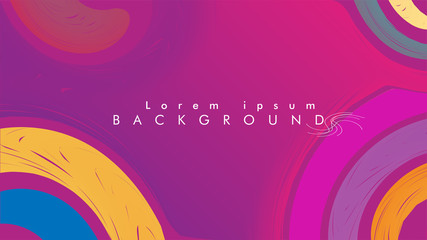 abstract background swirl colorful circle wave vector on eps 10