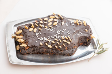 Chocolate Easter Dove homemade