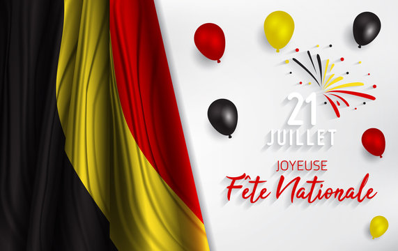 Belgium National Day - Belgian National Day. 21 Juillet Fete Nationale