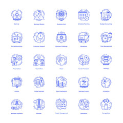 Business Management Icons Pack