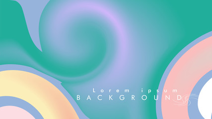 abstract background swirl colorful circle wave vector on eps 10