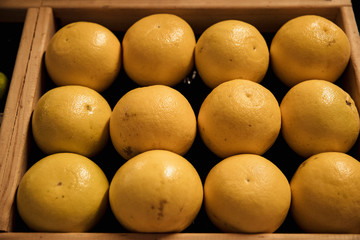 Ripe Organic Grapefruits