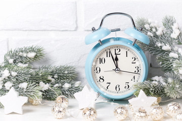 Winter holidays background border