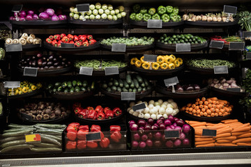 Farmer's Market Vegetable Display