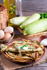 Zucchini pancakes