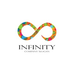 Infinity Design,Infinity logo Vector icon template