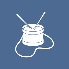 Drum. Musical instrument. Toy.