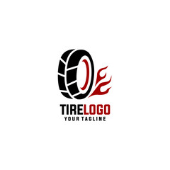 Tire Logo Design Vector Template