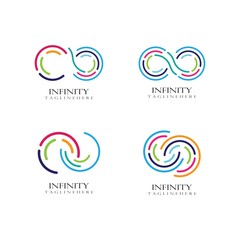 Infinity Design,Infinity logo Vector icon template