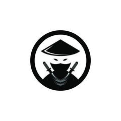 Ninja Logo Stock Image