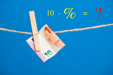 Billetes de Euro, moneda de la comunidad económica europea, el dinero es necesario en la vida...