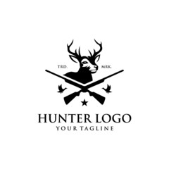 Hunter Vintage Logo Template