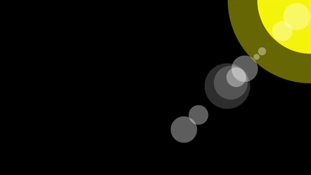 Sunshine icon animation with black background. Icon design. Animation with Alpha (transparent background) for easy use in your video! Format: QuikTime. Channels: RGB+Alpha. Video Codec: Apple ProRes