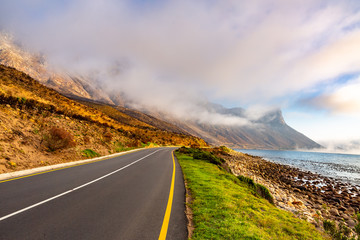 Chapman's Peak Drive in Cape Town, South Africa.	