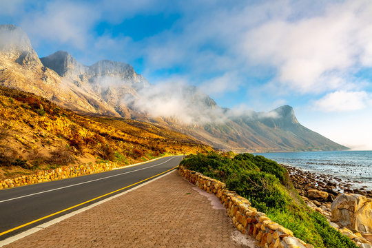 Chapman's Peak Drive in Cape Town, South Africa.