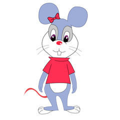 Cute mouse illustrations for kids