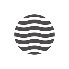 Sun icon in flat style.Vector illustration.