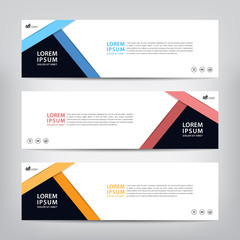 modern design, web banner template, vector illustration