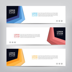 modern design, web banner template, vector illustration