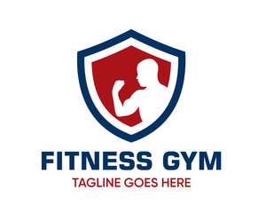 Fitness Logo Design Template-Muscle Logo-Design For Gym and Fitness-Vector