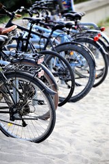 Fototapeta na wymiar bicycles in amsterdam