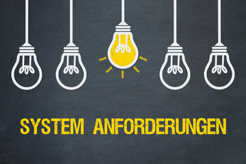 System Anforderungen