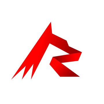 Red wolf logo