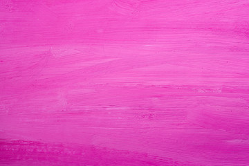 Pink background painted with paints on white paper.Blank, design, element.