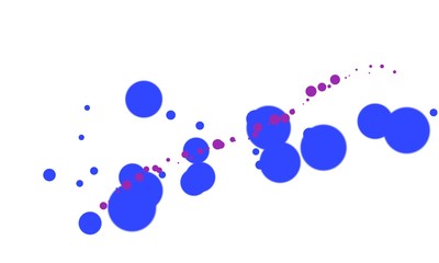 Gouache stains and dots and stripes on a white background. Beautiful abstract texture. Palette of different colors. Colored blots.