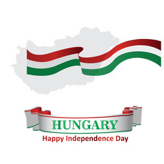 Hungary independence day vector template. Design illustration for banner, advertising, greeting cards or print. Design happiness celebration