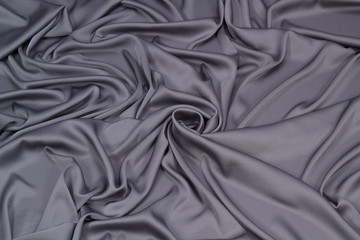 Fabric silk grey background texture