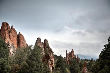 Garden of the Gods public park in Colorado Springs, Colorado, USA