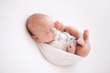 cute sleeping newborn baby