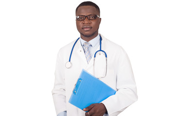 Fototapeta premium Portrait of professional doctor with a happy expression.