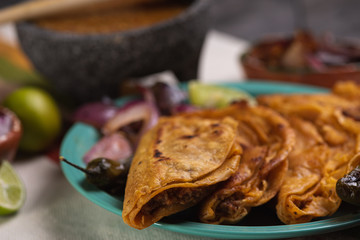 Tacos de barbacoa asados estilo Guadalajara Mexico
