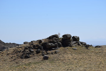 Near the Uybat river.Khakassia.