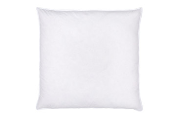 Obraz premium one white pillow on pure white background, stock photography