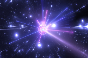 Fragmentation in high-energy collisions between atomic and subatomic particles
