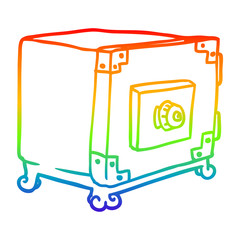 rainbow gradient line drawing cartoon traditional safe