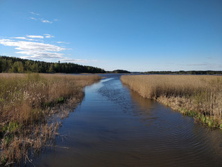 Path from river to the lake