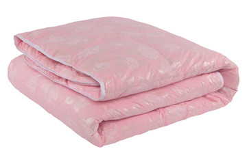 duvet on pure white background